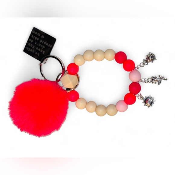 Mother Words of Wisdom Silicone Beaded Keychain - Picture 5 of 7